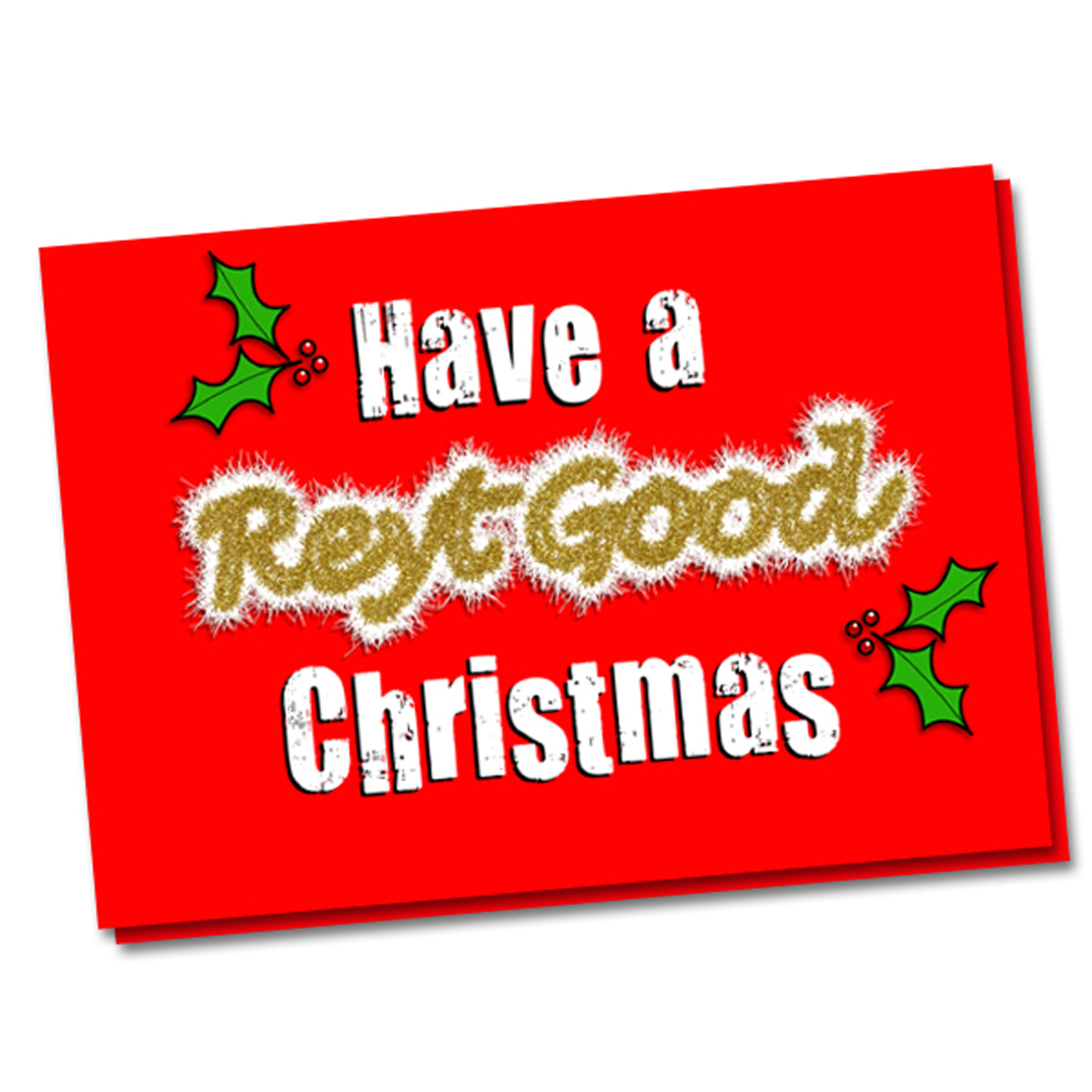 Tipsy Towers Sheffield Themed cards Reyt Good Xmas