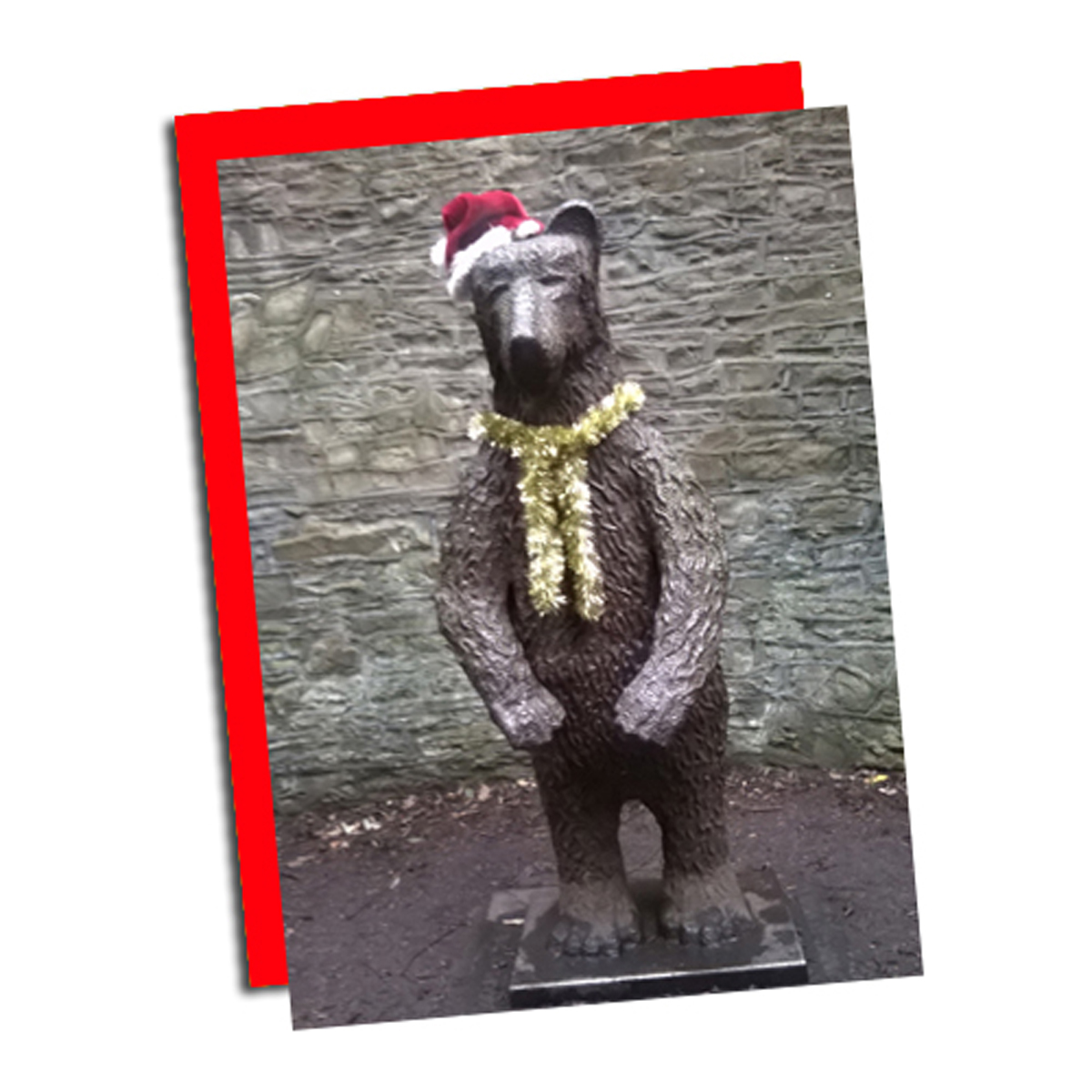 Tipsy Towers Sheffield Themed cards Botanical Bear